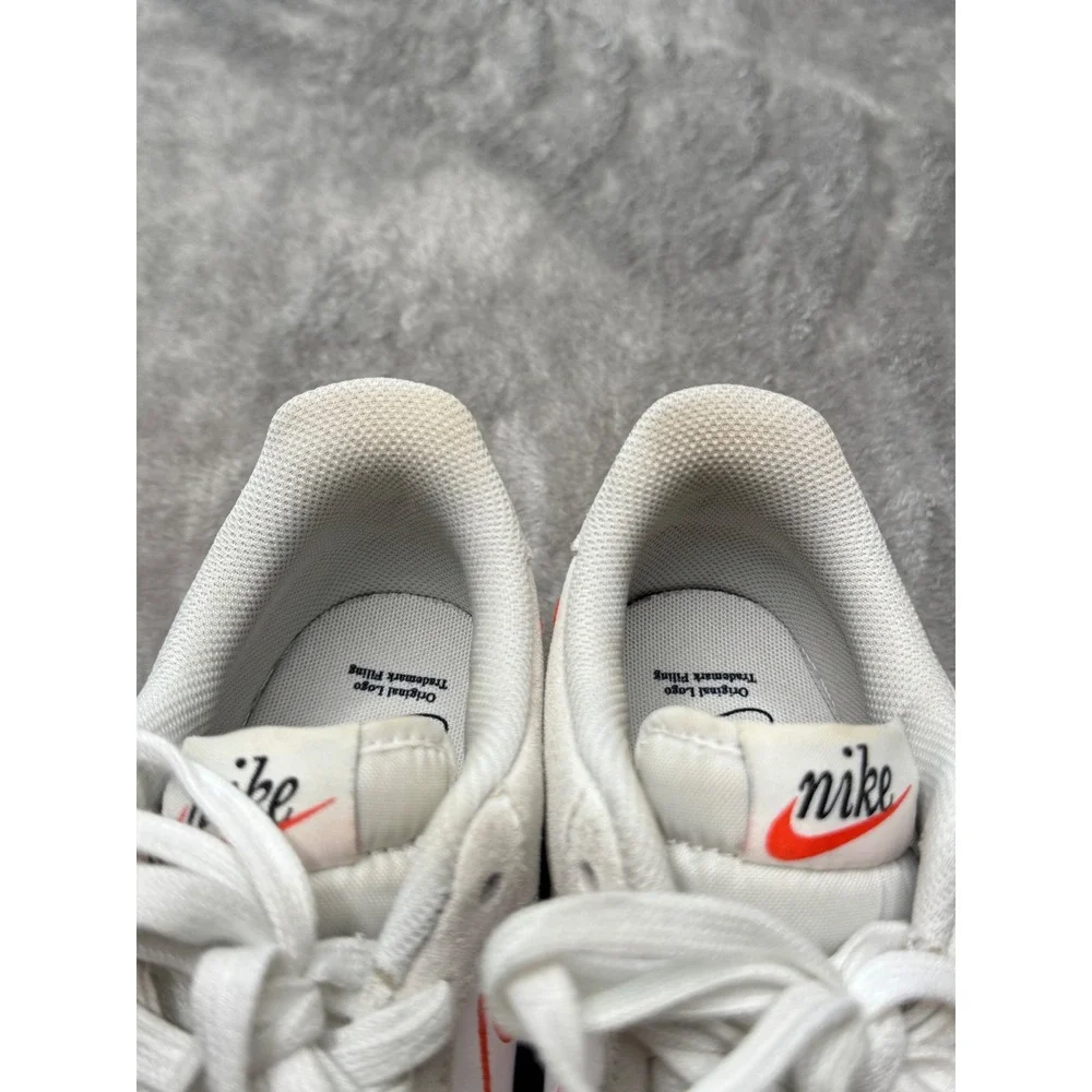 Nike Air Force 1 07 SE First Use Womens 9 Cream Orange Sneakers DA8302-101